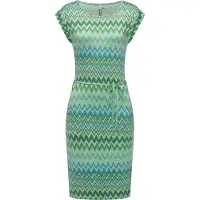 Ragwear Vestido de verano 'Taggien' azul / verde / menta / verde oscuro