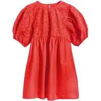 Desigual , Vestido flores corto, Algodon, Naranja, 11/12