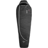 Grüezi Bag - Synpod Fusion Zero - Saco de dormir fibra sintética size max. Body Size: 185 cm, dark asphalt