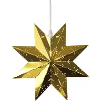 Star Trading Estrella perforada de latón brillante
