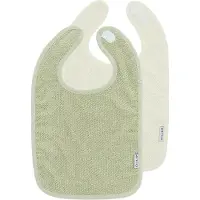 Meyco Baby Babero Popcorn 27x43 Cm 2 Unidades