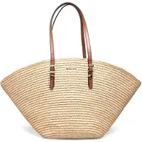 Michael Kors Large Fan Tote Nat/lugg Talla: OS | Bolsos de Mano Outlet | Mujer