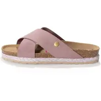 Bayton Zapatos abiertos 'Burgos' marrón / lila
