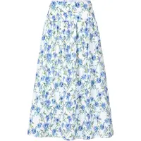 Rich & royal Printed Cotton Midi Skirt Palace Blue Talla: 34 | Faldas Midi Outlet | Mujer | Azul