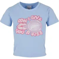 Karl kani Camiseta 'Bubblegum' azul claro / rosa