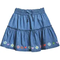 Desigual , Falda mini denim, Lyocell, Azul, 9/10