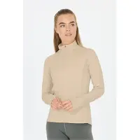 Endurance - Women's Canna V2.0 Melange Midlayer - Camiseta de running size 36, beige