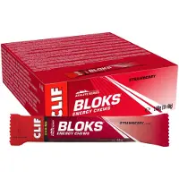 Clif Caja De Caramelos Energéticos Bloks Fresa 60g 18 Unidades