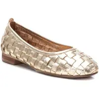 Carmela para mujer. 16166206-ORO Bailarinas de Piel 161662 dorado (40), Plano, Ninguno, Casual, outlet 2026.