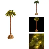 vidaXL Árbol de Navidad con luces LED, 120 cm - Árboles de Navidad