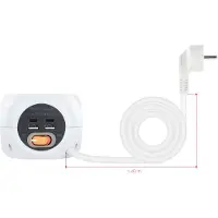 Nanocable Cargador 2xusb C/2xusb 16a