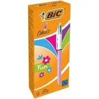 BIC Bolígrafo 4 Colours Fun 1.0mm 12 Unidades