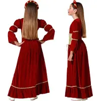 Atosa Disfraz De Niña Medieval Queen