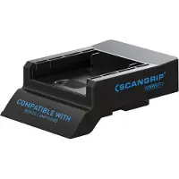SCANGRIP Conector para Milwaukee, módulo de conexión, color negro, compatible con MILWAUKEE 18 V/20 V, Rheinland, peso: 110 g, dimensiones: 110,1 mm