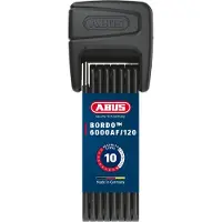 ABUS - Bordo One 6000A Fingerprint - Candado para bicicleta size 120 cm, negro