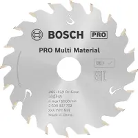 Bosch Accesorios Disco De Sierra Circular Multimaterial St Mm H 85x15 T30 85 Mm