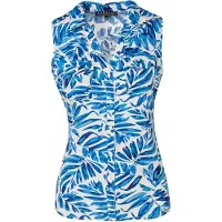KOROSHI Blusa azul / navy / blanco
