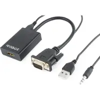Gembird Adaptador De Hdmi A Vga/jack A-vga-hdmi-01