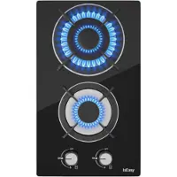 IsEasy Placa De Gas Mgbg-312a 30 Cm 2 Fuegos