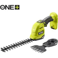 Ryobi RY18GSA-0 18 V ONE+ Tijeras para césped y arbustos con batería, grosor de corte 8 mm ( 5133005764 ) Solo: sin batería ni cargador