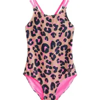 Next Traje de baño camelo / marino / pitaya / talco