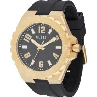 GUESS Reloj analógico 'Campus' oro / negro