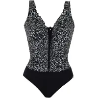 Sunflair Traje de baño negro / blanco