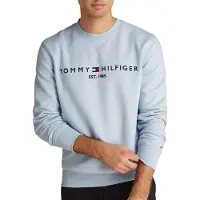 Tommy Hilfiger Sudadera 'Logo Embroidery Flex' navy / azul claro / rojo / blanco