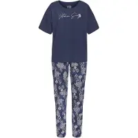 Vivance Pijama 'Dreams' marino / genciana / blanco