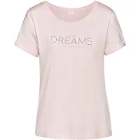 s.Oliver Camiseta para dormir rosa / rosa / negro