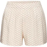 LASCANA Pantalón de pijama beige / blanco