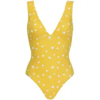 Vivid Traje de baño amarillo / blanco