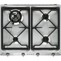 Smeg Placa De Gas Sr964xgh 60 Cm 4 Fuegos