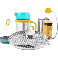 BioLite CampStove 2+ Complete Cook Kit, estufa de leña con power bank y accesorios
