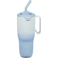 Klean Kanteen Insulated Rise Tumbler 1010994 vaso con tapa con pajita, Ice Blue 1065 ml