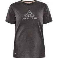 Craft - Women's Pro Trail Wool S/S Tee - Camiseta de running size L, gris