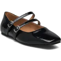 Bianco Bailarinas con hebilla 'ROSE' negro