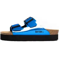 Bayton Zapatos abiertos 'Japet' azul / negro