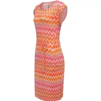 Ragwear Vestido de verano 'Taggien' lila / naranja moteado / rosa / rosa