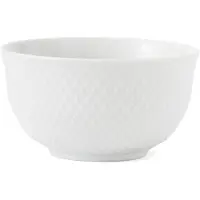 Lyngby Porcelæn Cuenco Rhombe White 13 Cm