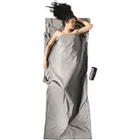 Cocoon - Insect Shield TravelSheet Cotton - Saco de dormir de viaje size 210 x 82 cm, gris