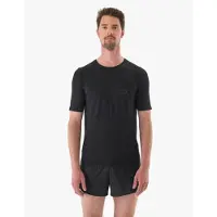 Compressport - Ropa para trail running - Pro Racing SS Tshirt M Black - Talla L - Negro