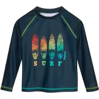 Playshoes Protección UV 'Surf' marino / aqua / verde claro / naranja