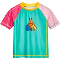 Playshoes Protección UV 'Die Maus Freunde' amarillo / verde neón / naranja / rosa
