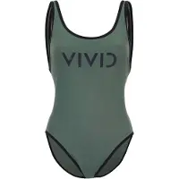 Vivid Traje de baño verde / negro