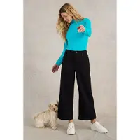 White Stuff Camille High Neck Tee Bright Teal Talla: 18 | Manga Larga Outlet | Mujer | Cian