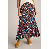 White Stuff Sara Maxi Skirt Navy Print Talla: 8 REGULAR | Faldas Maxi Outlet | Mujer | Azul