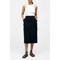 French Connection Cargo Midi Skirt Ss25 Black Talla: 6 | Faldas Midi Outlet | Mujer | Negro