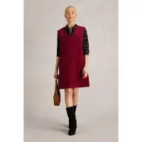 White Stuff Maple Cord Pinny Dark Red Talla: 24 | Mini Vestidos Outlet | Mujer | Rojo