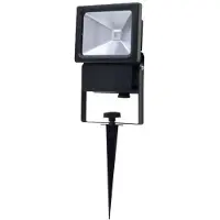Ritos , Focos LED para jardín, modelo "Strahler", color negro, 18W, luz fría, temperatura de color de 6500K (luz de día), cable de 1,5 metros